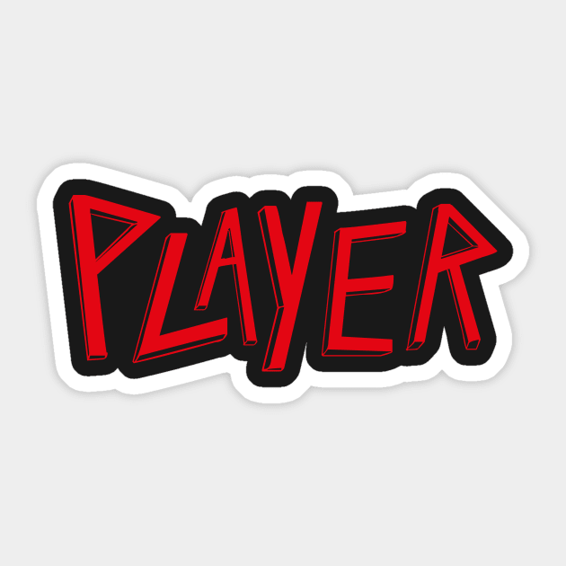 player Sticker by bannie